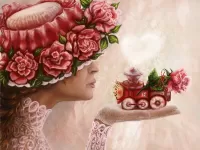 Пазл Шляпка и паровозик