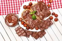 Пазл Шоколадные тосты