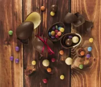 Пазл Шоколадные яйца