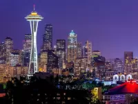 Пазл Ночной Сиэтл