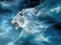 Пазл Силуэт грозового облака