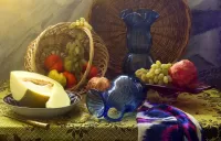 Пазл Синее стекло