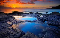 Пазл Синие камни