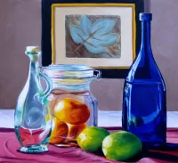 Пазл Синий лист