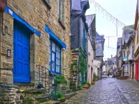 Пазл Синяя дверь