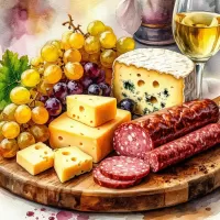 Пазл Сыр и колбаса