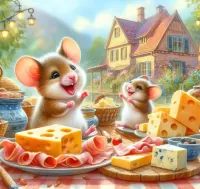 Пазл Сыр и мыши