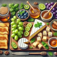 Пазл Сыр и виноград