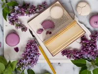 Пазл Сирень и макароны