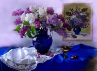 Пазл Сирень в кувшине