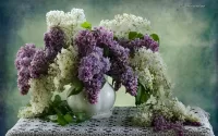 Пазл Сиреневый букет