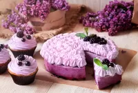 Пазл Сиреневый десерт