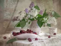 Пазл Сиреневый натюрморт