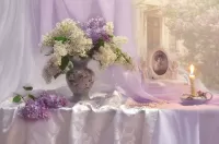 Пазл Сиреневый натюрморт