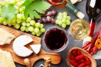 Пазл Сыр и вино