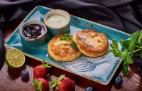 Пазл Сырники и ягоды