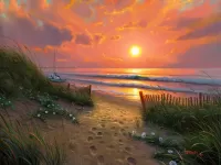 Пазл Сияние зари