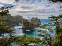 Пазл Скалы в океане 