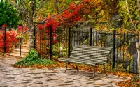 Пазл Скамейка