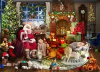 Пазл Сказка от санты
