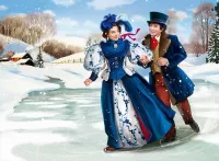 Пазл Скользкий флирт