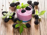 Пазл Смузи с ежевикой
