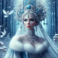 Пазл снежная королева