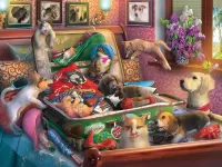 Пазл Собираем чемодан