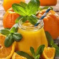 Пазл Сок с мятой