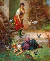 Пазл Споткнулась