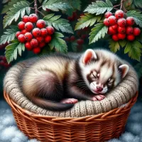 Пазл Спящий хорек