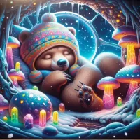 Пазл Спящий медвежонок