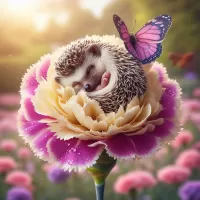 Пазл Спящий ёжик