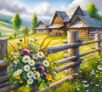 Пазл Старая ферма