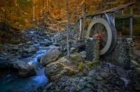 Пазл Старая мельница 