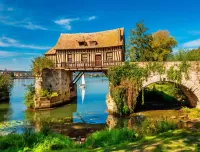 Пазл Старая водяная мельница