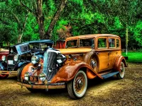 Пазл Старые авто