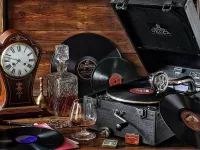 Пазл Старые пластинки