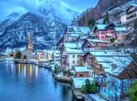 Пазл Зимний Хальштатт