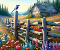 Пазл Старый дом