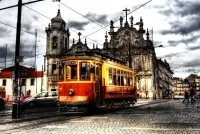 Пазл Старый трамвай