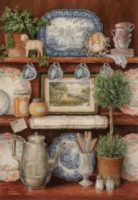 Пазл Старинная посуда