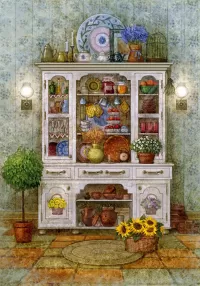 Пазл Старинный буфет