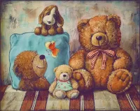 Пазл Старый мишка