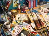 Пазл Стол орнитолога