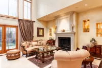 Пазл Столик у камина