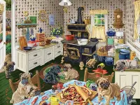 Пазл Стряпаем пиццу