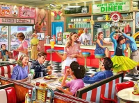 Пазл Студенческое кафе