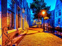 Пазл Сумерки в городе