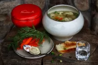 Пазл Суп с пельменями